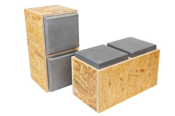 Self-build insulating formwork block